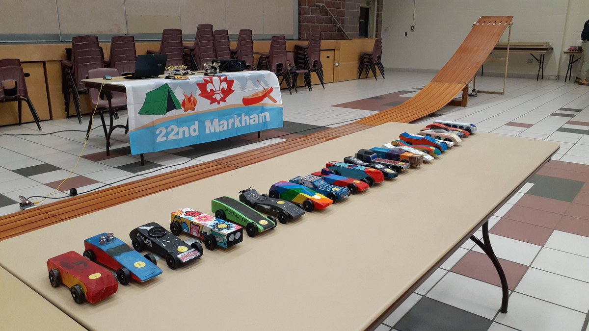 22ndMarkham's tweet photo. We have 34 members participated in this year Kub Kar &amp; Scout Truck Rally. Too excited, we overrun by 30 mins. 

#ScoutsCanada #ScoutsDoStuff #KubKar #ScoutTruck https://t.co/iVefsjaJfx