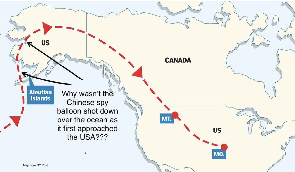 rickyjimenezpr's tweet image. Why the most advanced Military and Intelligence Agency didn&apos;t pop this crap before entering Alaska? #spyballoon #SpyBalloonTracker