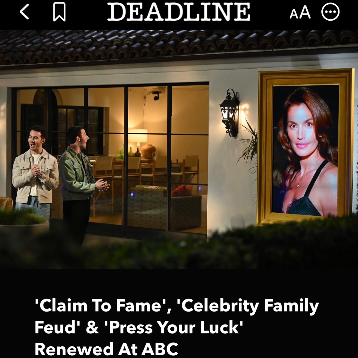 Claim to Fame is returning for a 2nd season! #claimetofame #realitytv #realityshow #unscripted #abc #Deadline

deadline.com/2023/01/claim-…