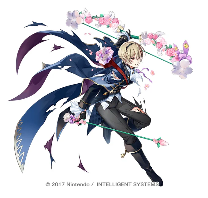 【告知】ファイアーエムブレム ヒーローズ【闇の奥に潜みし愛 レオン】を描かせていただきました。宮野真守 さんです。どうぞよろしくお願い致します!I painted  Shrouded Heart. Please check it out! #FEヒーローズ # 