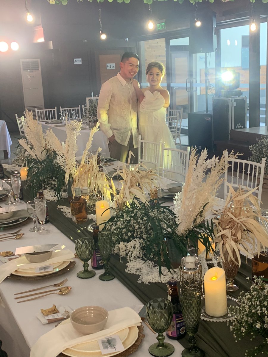 Markquee_MILES's tweet photo. Margarett &amp; Christian Wedding 🍃💚 #WeddingsByEventials @eventialsPH https://t.co/5UvBSJtz98
