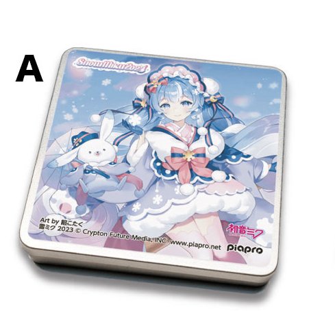 19日迄…★超破格！⭐️１枚限定レア❤みかん❤極上もちぷに暖か❤シングルお布団❤ 公式物販】大通会場分 SNOW MIKU 2023 ぷにぷに缶バッジ(みかんもちver