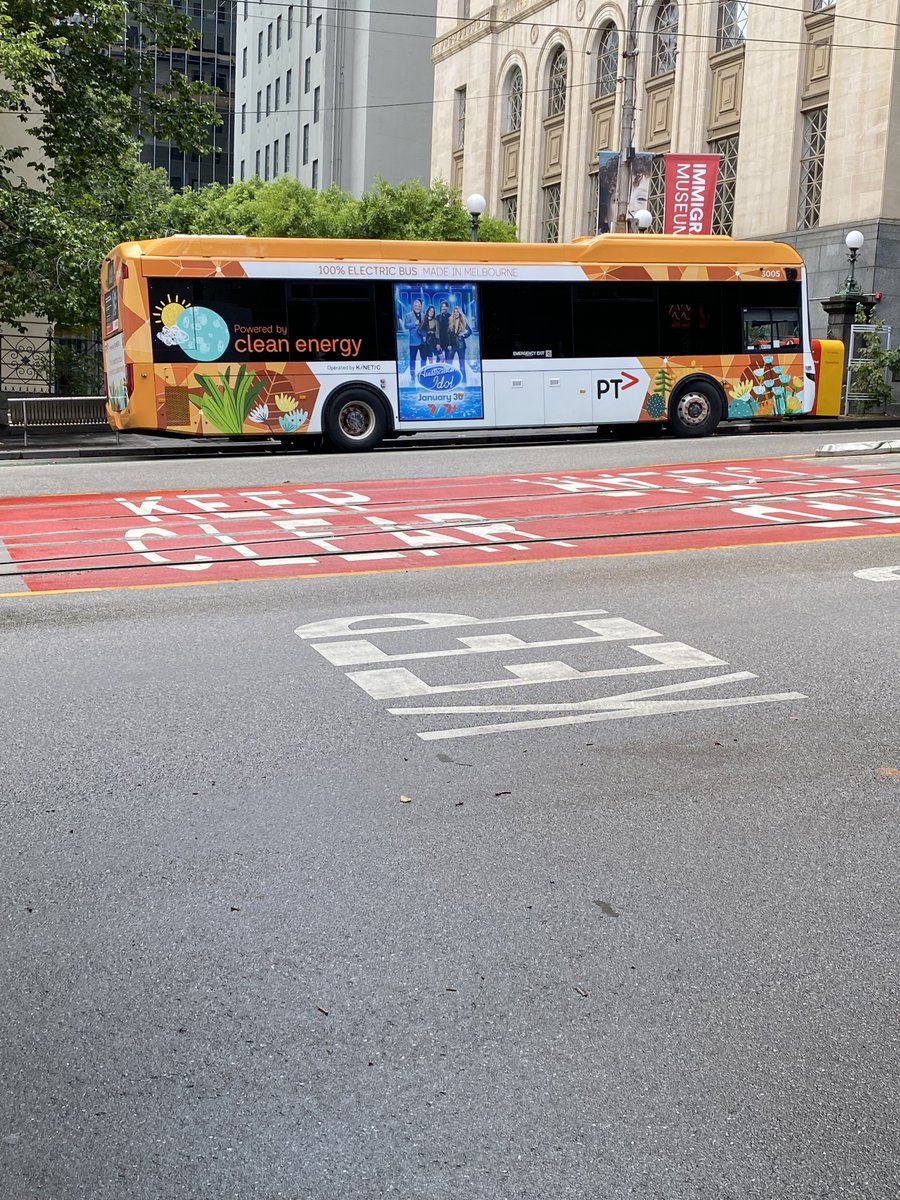 Great to see these @kinetic_melb electric buses around town