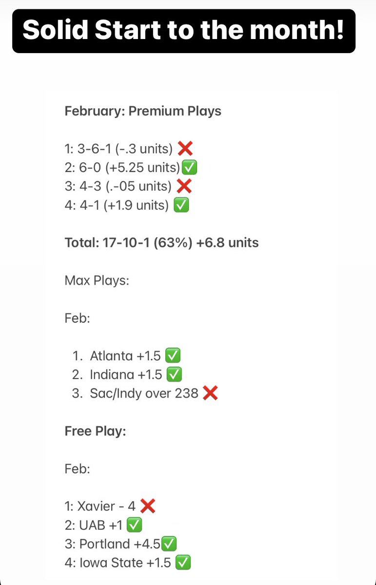 sharpievig1's tweet photo. Sign up for the free newsletter or the premium package. Link in bio #sportsbetting #sportsbettingtiktok #sportsbettingtips #sportsbettingeducation #sportsgambler https://t.co/RlgtSKngGb