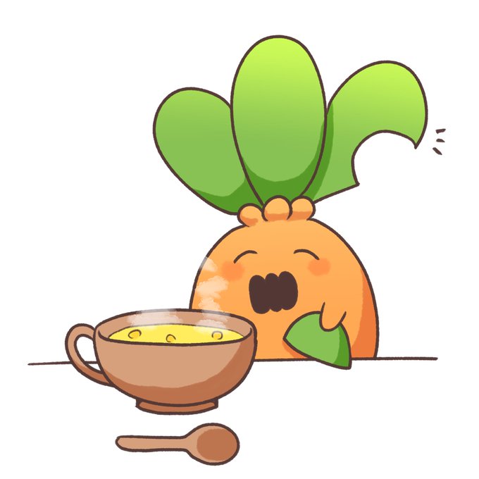 これはねねちの為のあったかいスープに栄養のある野菜(?)をいれるねっ子#日常ねっ子 