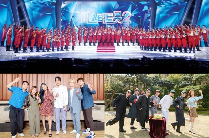 KpopChartNet's tweet photo. Daftar Variety Show Korea Terpopuler Bulan Februari 2023, Mana Favorit Kamu?
#MisterTrot2 #FireTrot #ILiveAlone #RunningMan 

https://t.co/NkSCLUAaZ7 https://t.co/VVoh9ye7PY