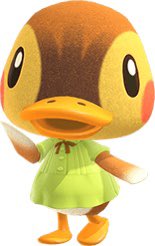 little guy alert! here is molly from animal crossing