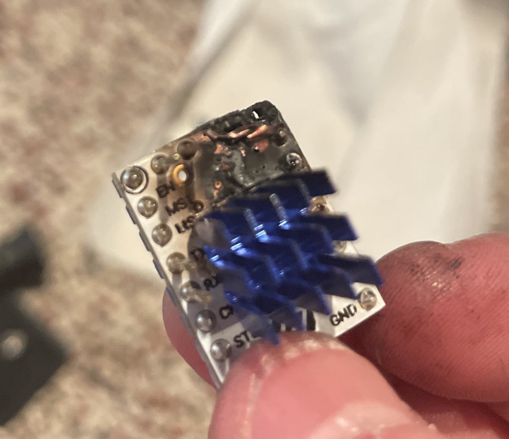 Uh oh i did a bit of an oops today #3dprinting