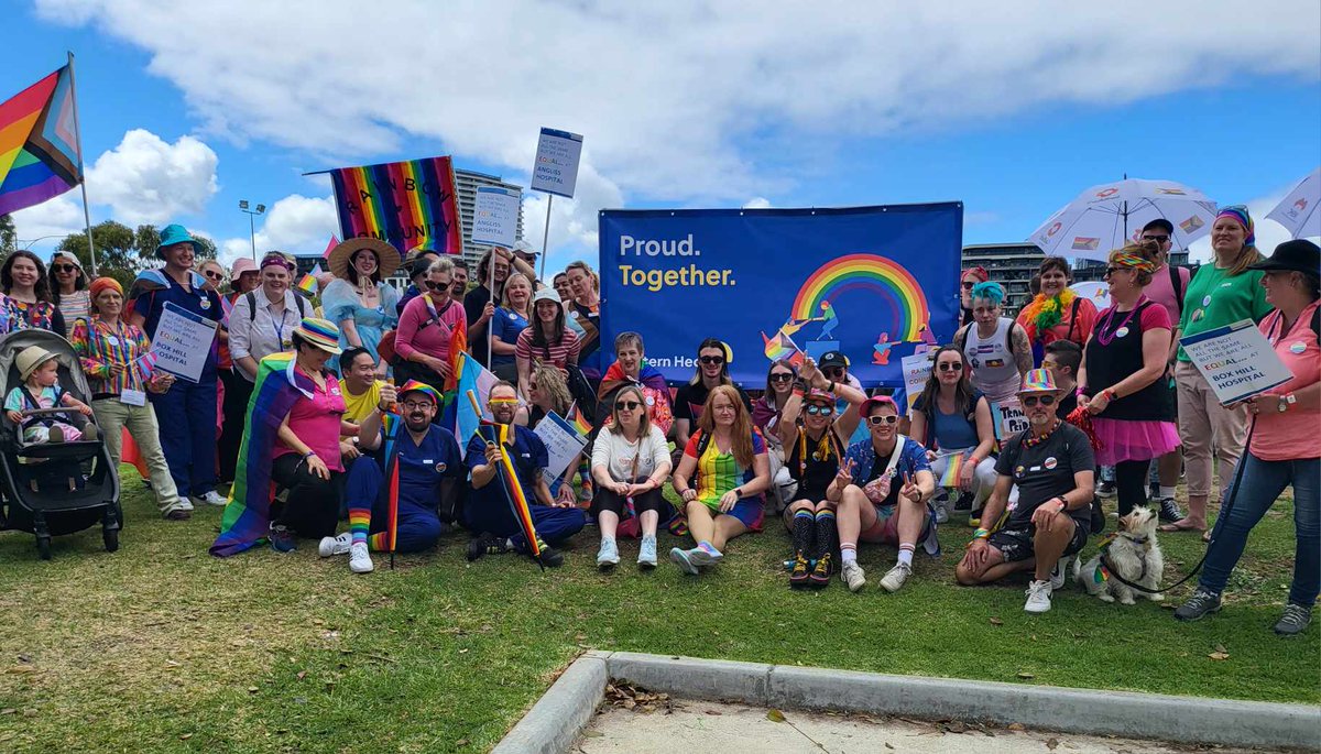 Close to 80 Eastern Health staff and friends joined the Midsumma Pride Festival to show support for LGBTQIA+ people.

The Eastern Health contingent was delighted to be back at the Midsumma Festival Pride March after COVID-19 impacted the ability to participate last year.
