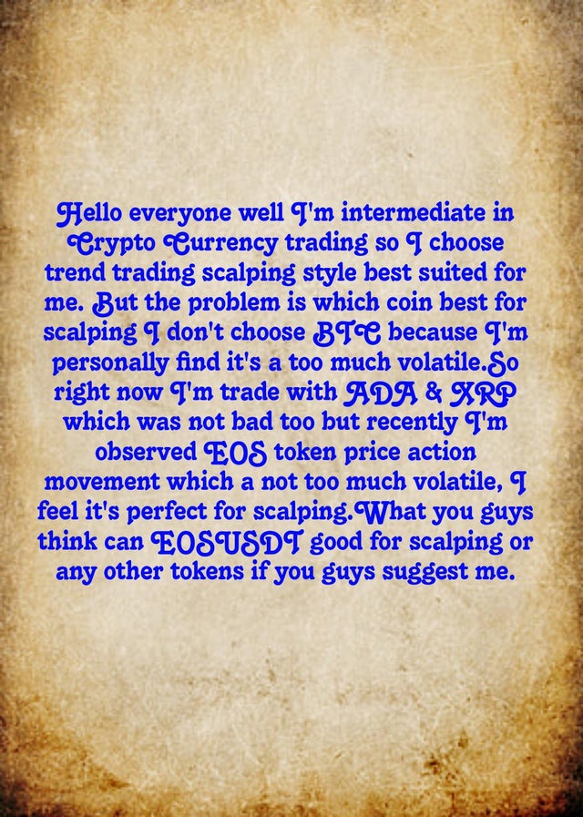 Coinium_'s tweet image. Which Crypto pairs suitable for scalping?