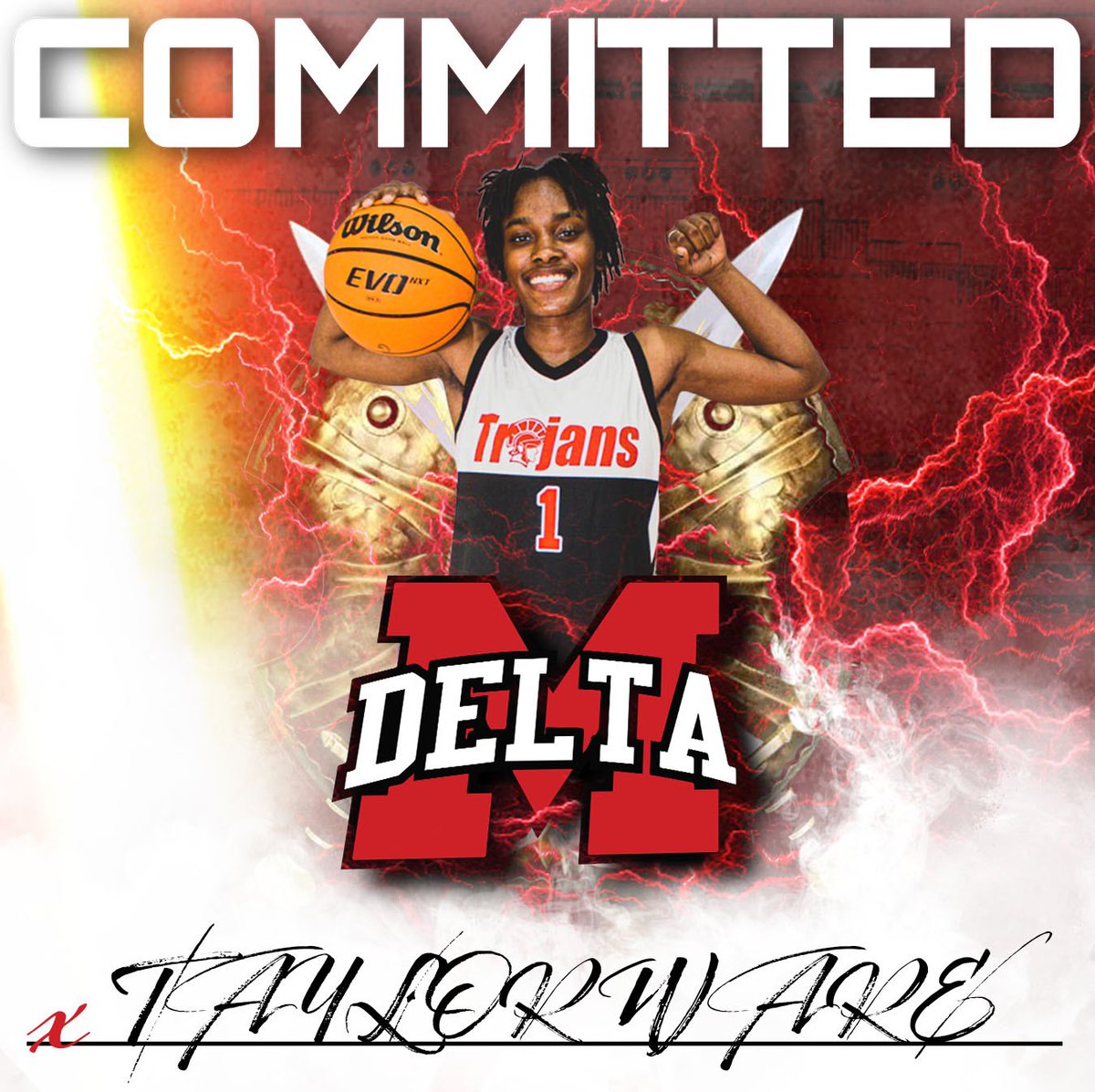 MDCCwbb's tweet image. Welcome to the squad Tay😤😎🔥

#beWARE #WhyNotTheDelta #MDCC #MDCCwbb #mississippi #womensbasketball #njcaa #maccc #ncaa