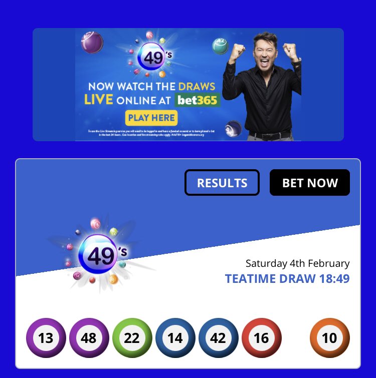 VIP LOTTO PLATFORM on Twitter "UK49’s Teatime draw won"