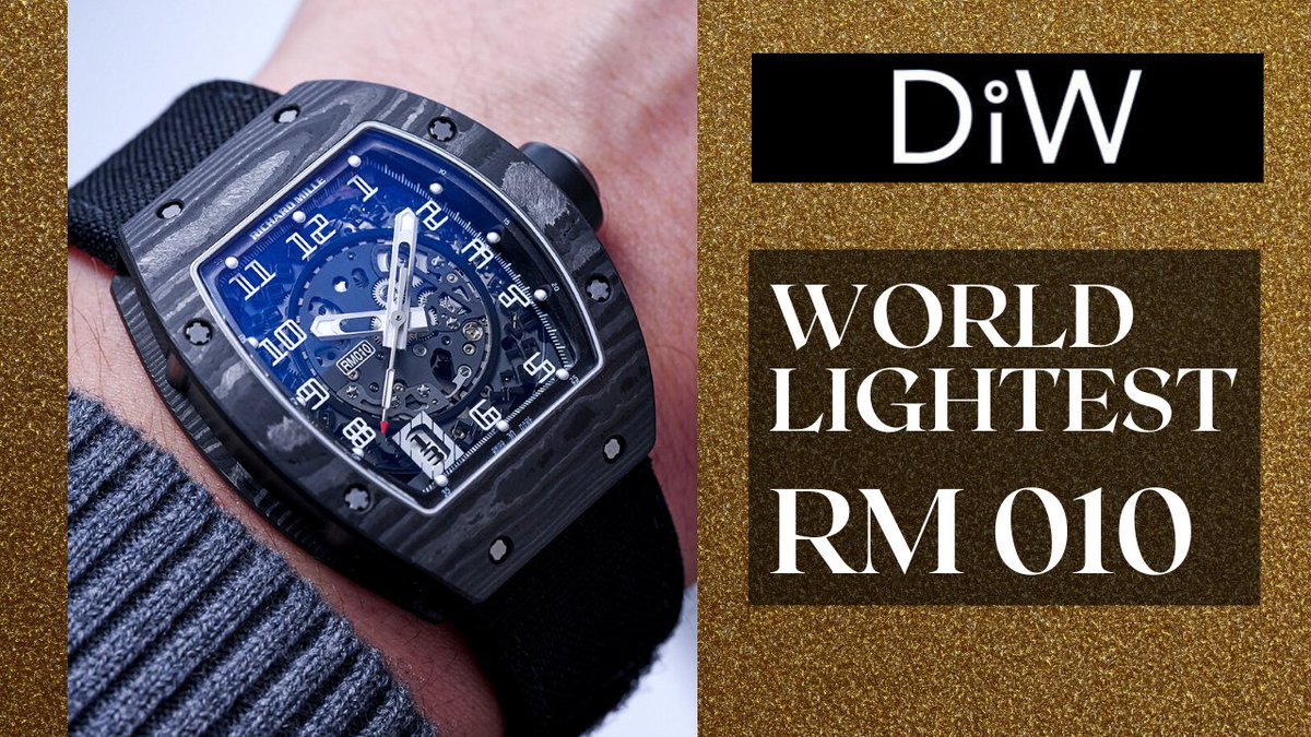 WORLDTIMER_'s tweet photo. #RichardMille #DiW Carbon #RM010 Lightest In The World
Price and Watch Details: https://t.co/V7busQNXy1
#millenation #RichardMilleClub #RichardMilleOfficial #jacobandco #InspiredbytheImpossible #RichardMilleWatches #RichardMilleWatch #RM10 #RMwatch #RichardMiller #hauteHorology https://t.co/rgWusDzQO0