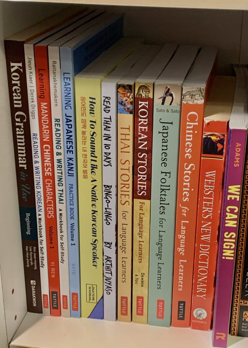 Top story: @tokyowiId: 'all my language learning books + the english dictionary that i stole from school 6 yrs ago😋😋 (this was worth like 4 paychecks, happy early birthday to me) ' , see more tweetedtimes.com/v/16818?s=tnp