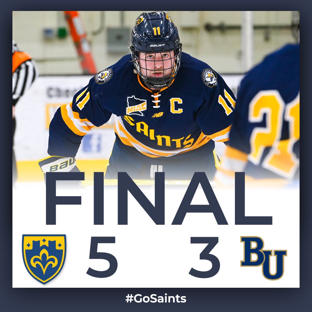 11-0-1 AND WE’’VE OFFICIALLY CLAIMED A SPOT IN THE MIAC PLAYOFFS!

#GoSaints