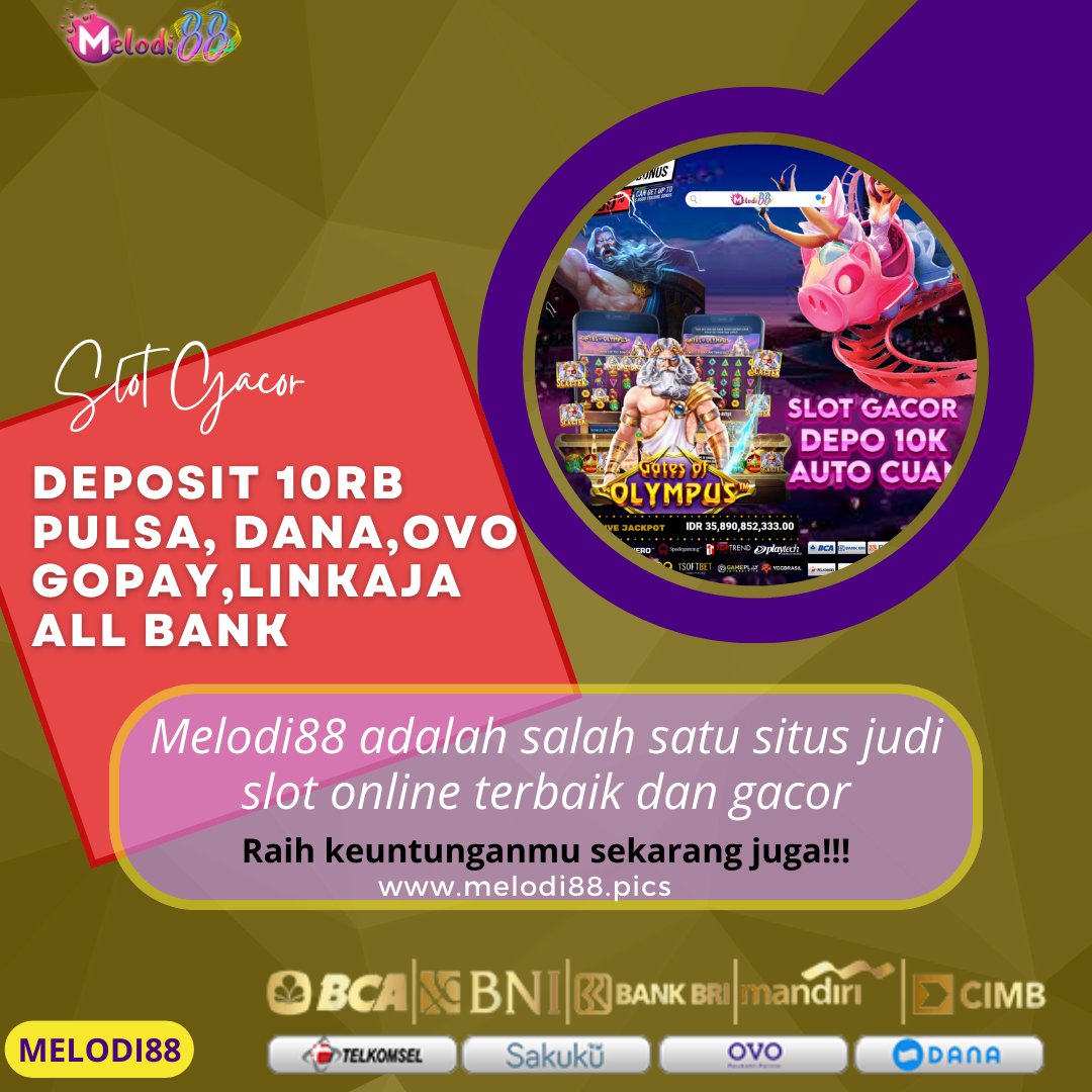 BilaaBi07430570's tweet photo. Bocoran RTP Live Slot Gacor Online Pragmatic Hari ini Terbaru
Link Gacor  : https://t.co/Vusni33jcN
Minimal Deposit Rp. 10.000
Minimal Withdraw Rp. 50.000
#melodi88 #slotgacor #slotonline #rtpliveslot #polaslotgacor #kebayamerahfull https://t.co/0uUvfUBA3P