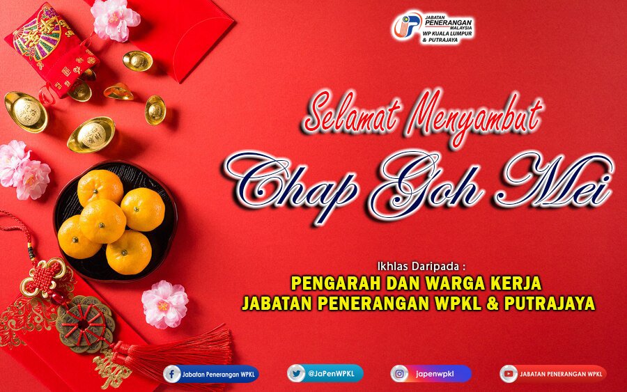 JaPenWPKL's tweet image. 🏮🏮🎊元宵节快乐!🎊🍊🍊
SELAMAT MENYAMBUT CHAP GOH MEI kepada seluruh rakyat Malaysia yang meraikannya.

Moga hari terakhir Sambutan Tahun Baharu Cina ini membawa kemakmuran dan ikatan kekeluargaan rakyat Malaysia terus terpelihara ke arah masyarakat Malaysia MADANI.

#ChapGohMei