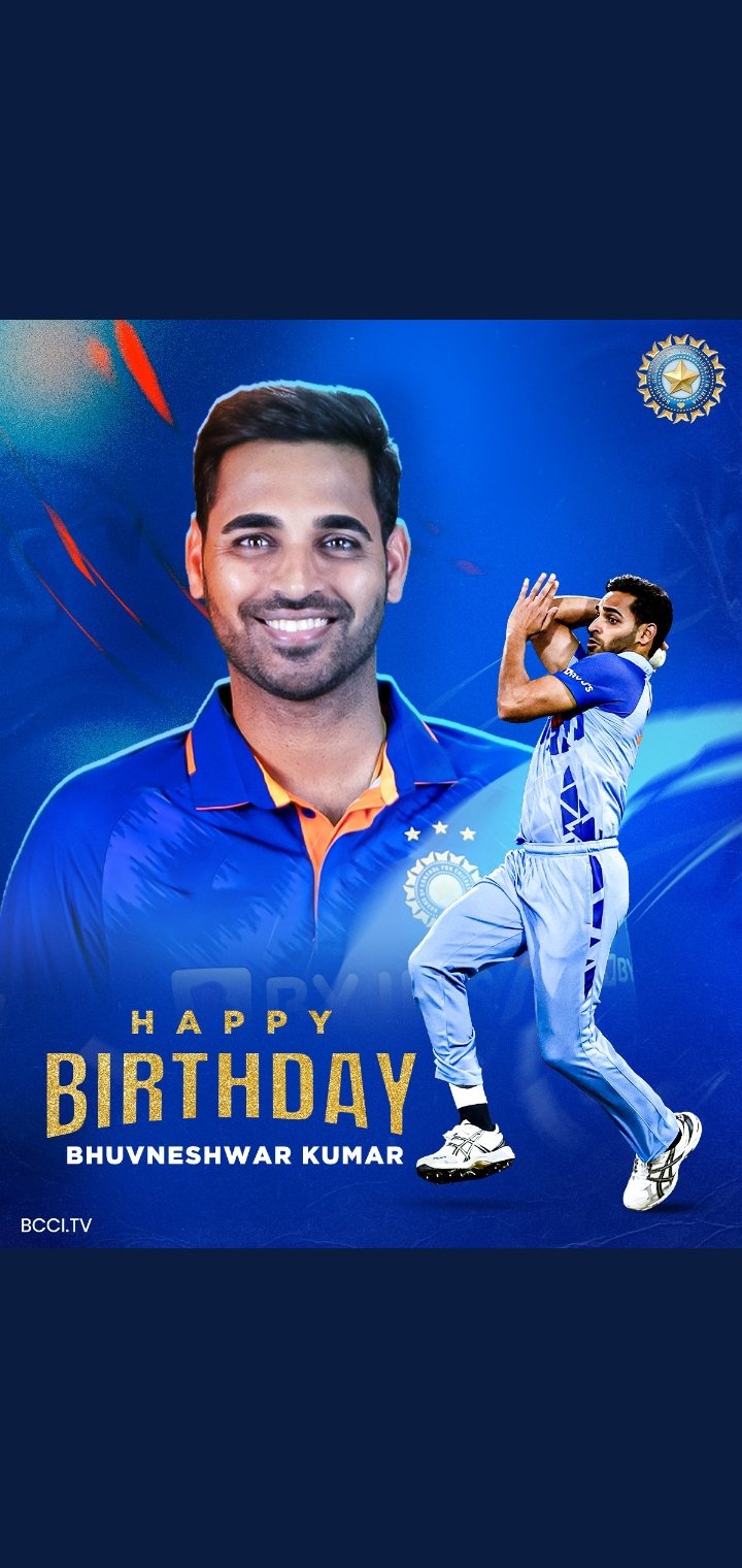 Happy birthday Bhuvneshwar  kumar   