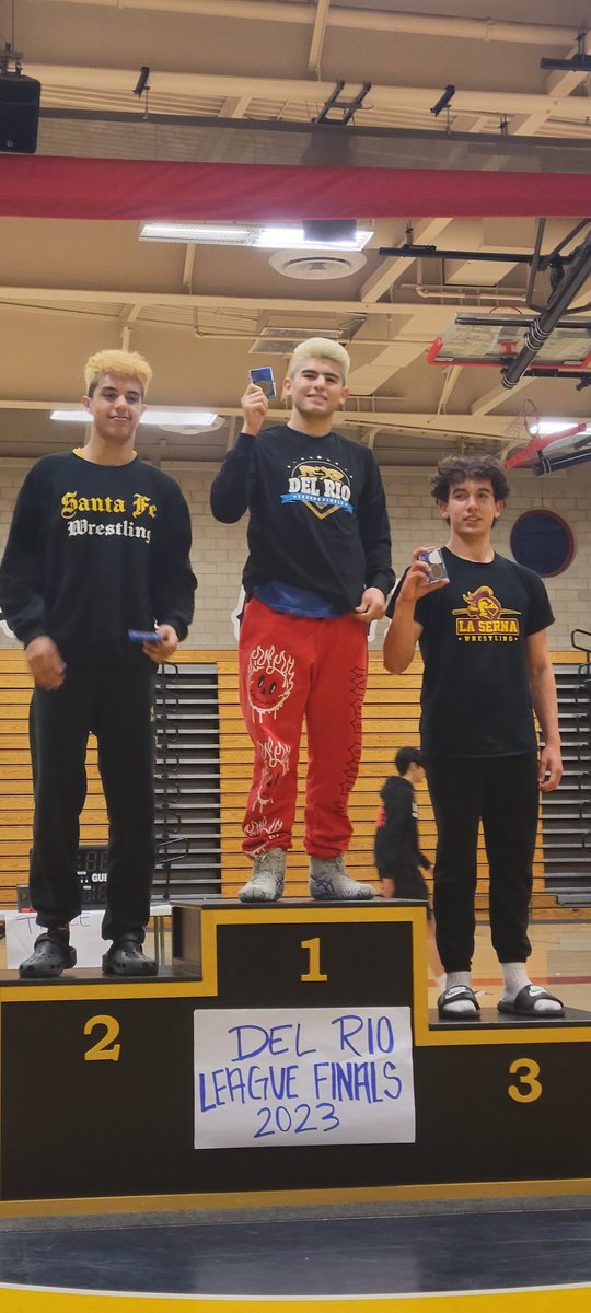 EGem83's tweet photo. Congratulations to ER Wrestling Don Del Rio League Champions!

So proud of all the hard work from each Wrestling Don n Coach! Part 4

@elrodeonews 
@ElRanchoHS https://t.co/ekxnRP6y9j