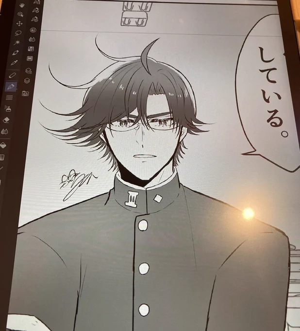 ちゃんと原稿をやってますアピール 