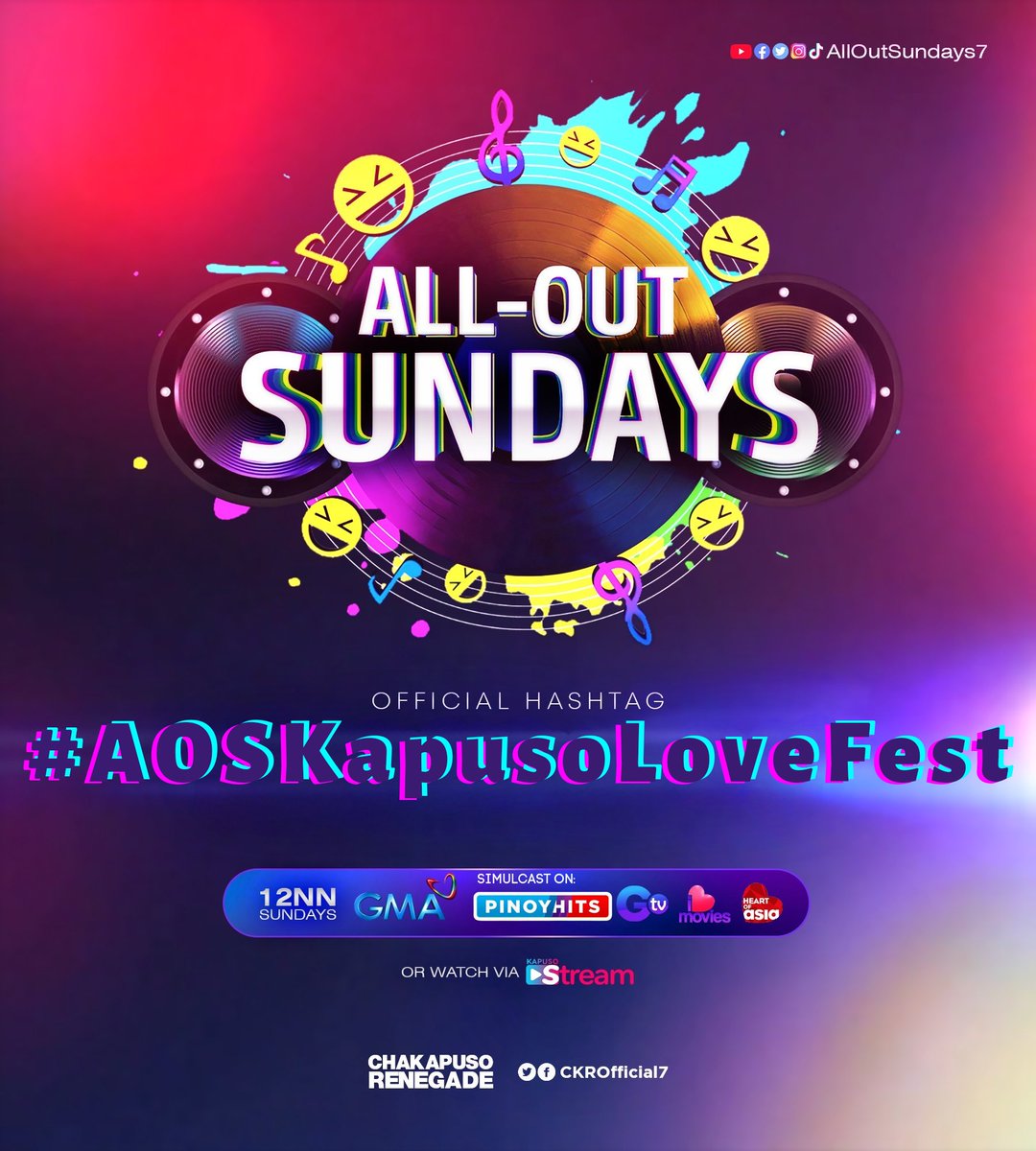 KapusoCrave's tweet photo. Tune in now to #AOSKapusoLoveFest 

AllOut JAPS
JULIEVER LoveFest
AyOS x Thea Astley
AOSLoveFestwith Zephanie
AllOut JessicaVillarubin
HannahPrecillas AOS
AllOutJEREMIAH
SundaysDIBEST KOKOY AllOut
FEBulousJANIA OnAOS
JAMIR OurKapusoLove

@AllOutSundays7 https://t.co/cjxxvfvKyM