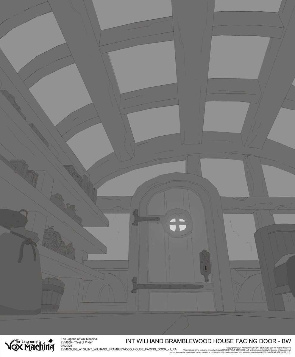 My background designs for EP9! Westruun barn and Wilhand's flashback house 🐖🐖🐖

#CriticalRole #LVMCrew #TheLegendOfVoxMachinaSpoilers #TheLegendOfVoxMachinaSpoilers