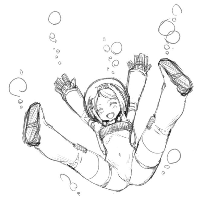 #ラストオリジン #LastOrigin #라스트오리진
CoCo in Water,doodle

まだ宇宙には行けないけど、代わりに水中での無重量状態を楽しむココちゃんです
(あとでトリアイナが回収します) 