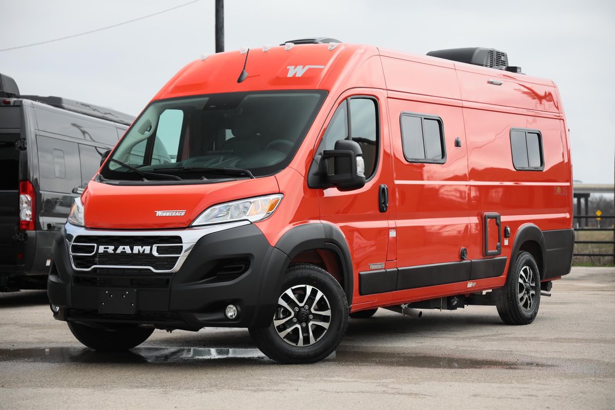 gest24's tweet photo. @WinnebagoRVs stepping up the @itsvantime game by adding a #getitinthegoodcolor option for the Solis and Travato. https://t.co/3VI7MBkRpH