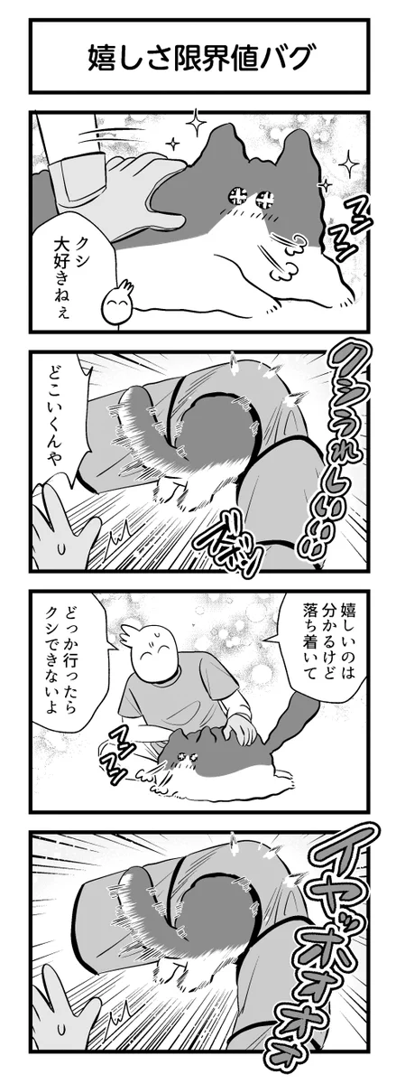 嬉しさが限界値を超えると･･･！可愛すぎる「猫漫画」が話題に！