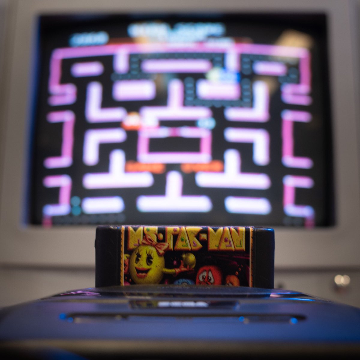 espaciotecbb's tweet photo. Ms. Pac-Man y el Sega Genesis/Megadrive 2 #espacitec #computermuseum #retrocomputacion
#sega #megadrive #mspacman https://t.co/oZQrRwvE1L