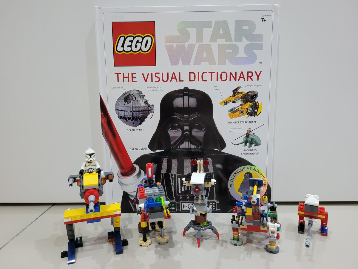 vkkf1977's tweet photo. @LEGO_Group My kid used the book as the inspiration to build his own versions amid the many extra parts that I have! Hope you liked them. https://t.co/A0U06mPfXR