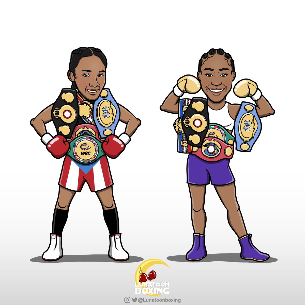 Undisputed champions 🥊 #amandaserrano #AlyciaBaumgardner