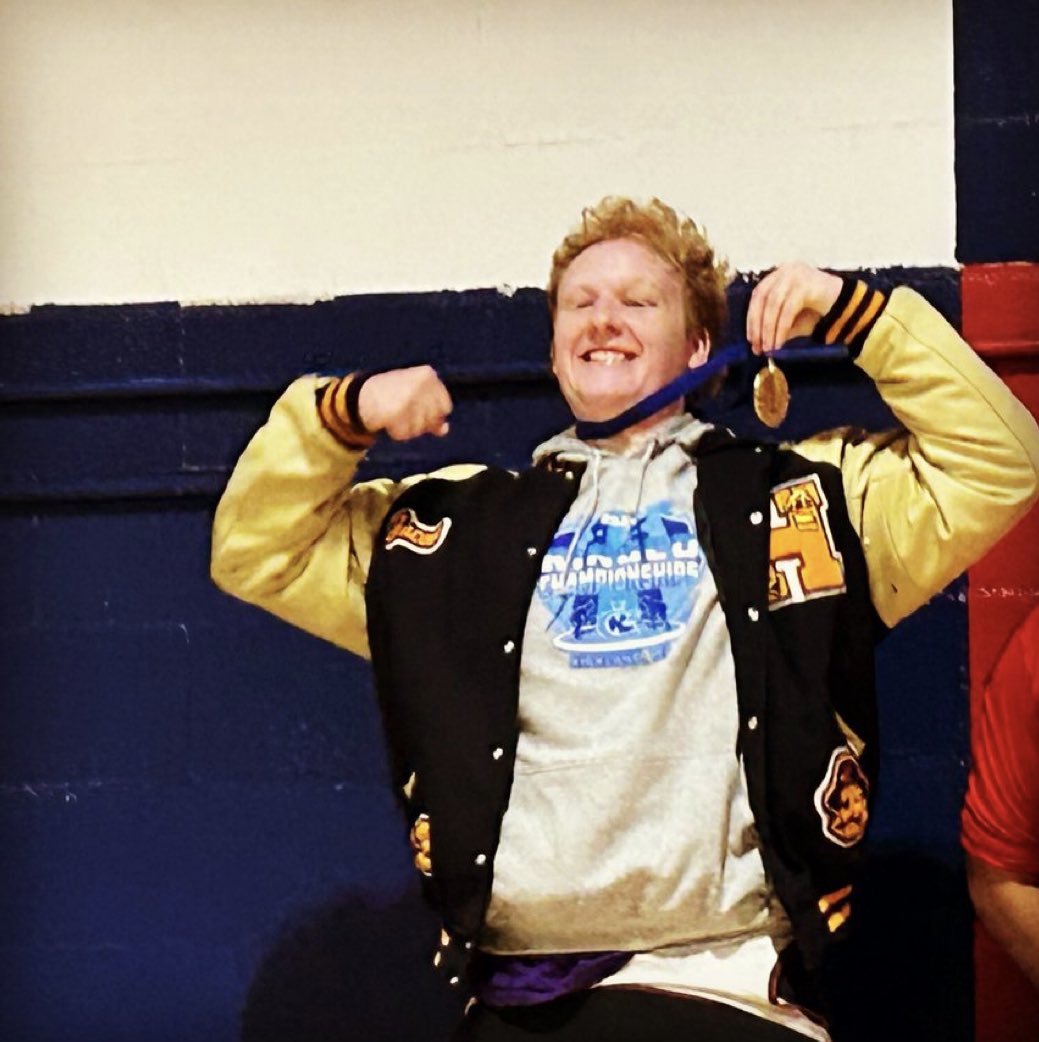 pancakejake62's tweet photo. KingCo 2A Heavyweight gold medal around my neck tonight. Very excited to see what these next weeks hold https://t.co/aZfRyj0JNe