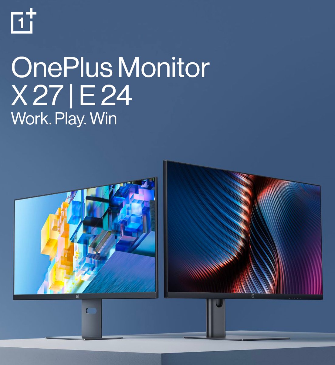 MindYourDeal's tweet photo. Read more here- https://t.co/dsxjHuhqa8
ALL NEW OnePlus X27 and E24 Monitors with custom-designed chassis and metal stand. 

#oneplus #oneplusx27 #onepluse24 #gamingmonitor #workinmonitor #professionalmonitor #apple #studiodisplay #dispplayxdr #display #monitor #gaming #tech https://t.co/evE2hV9EyP
