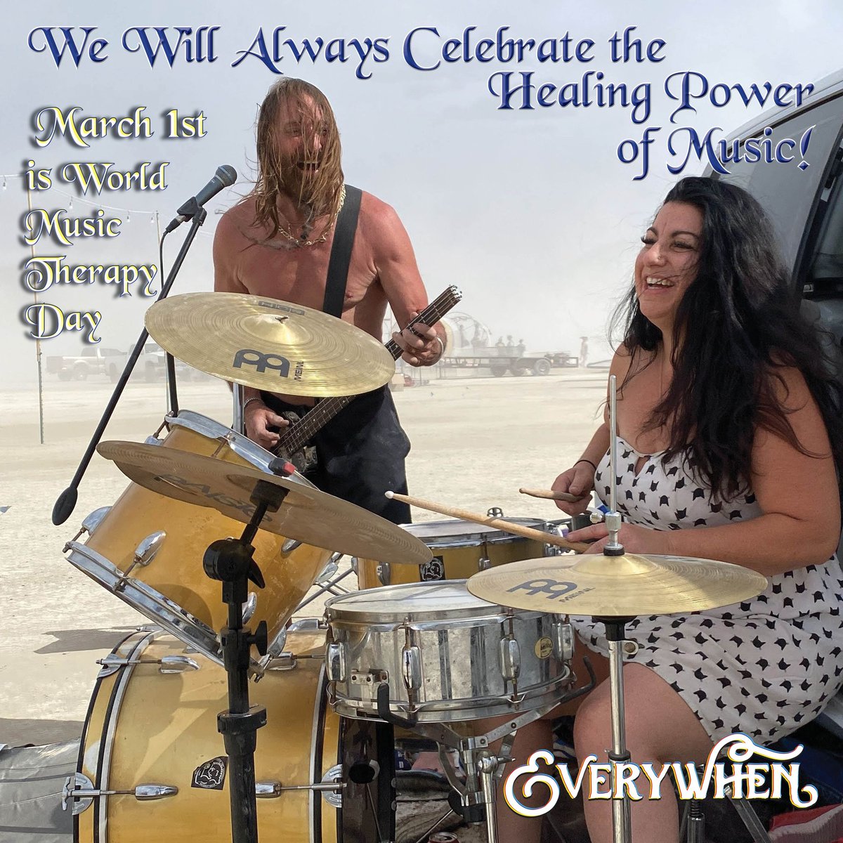 Everywhen_Info's tweet image. March 1st is World Music Therapy Day!

We Love ALL MUSIC in the Everywhen!

Music therapy has been a part of many cultures!

Example: In 5000 B.C., Egyptian priest-physicians used music for healing.

#musictherapy #donoharm #everywhenproject #musicheals #worldmusictherapyday