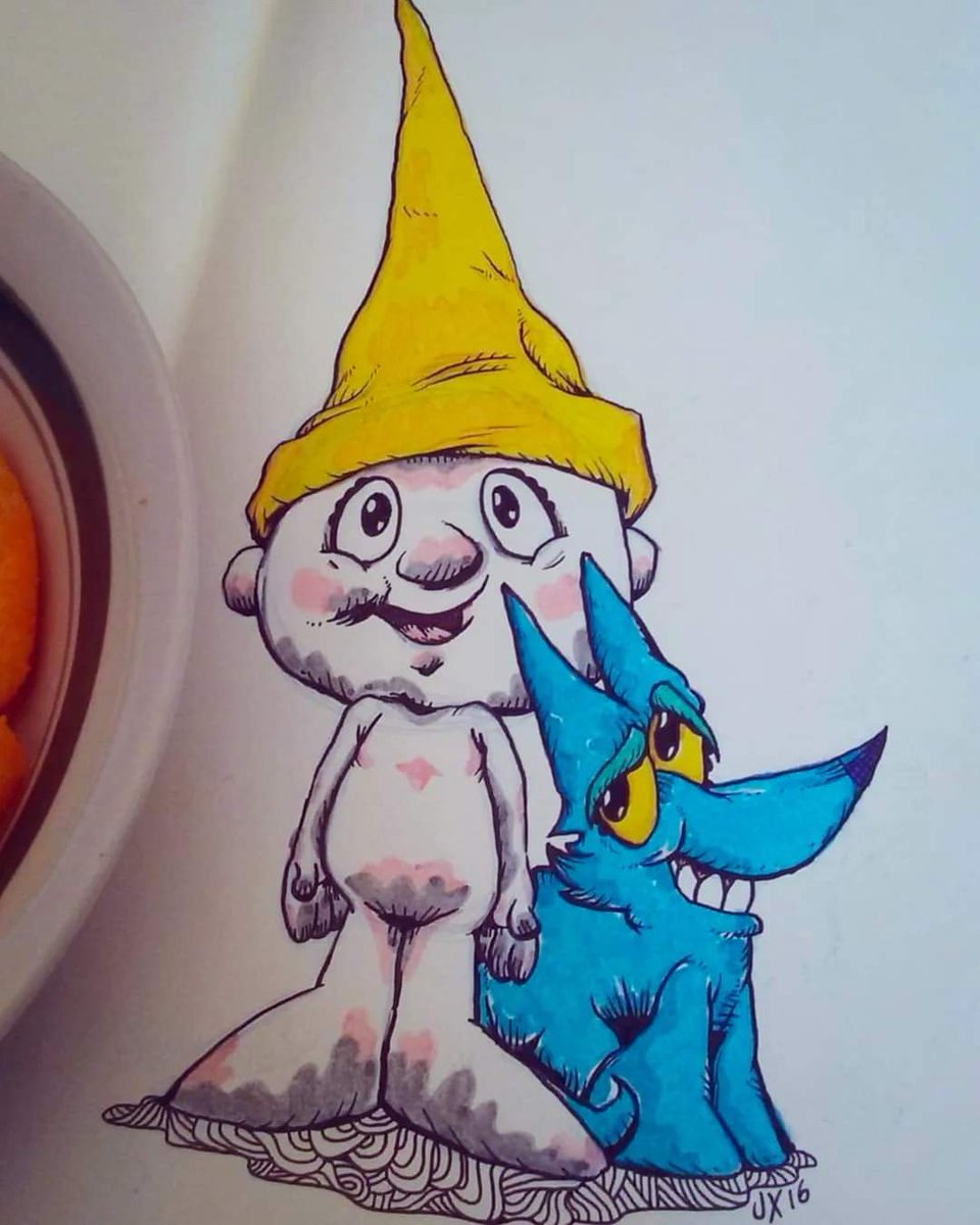 JeauxJ's tweet photo. File Under: #MeAndMyArrow. #HarryNilsson's #ThePoint. #Oblio #Arrow #Sketchbook #SketchbookArt #RingoStarr #FredWolf #JeauxJanovsky #JeauxJanovskyArt #JeauxJ #Ink #Markers #Crayola #Cartoons #Animation #Point #Cheetos https://t.co/XJ8fQArEoQ