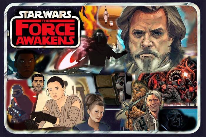 Star Wars The Force Awakens Action Figure case cover #starwarsfanart #starwarsfigures #StarWars
