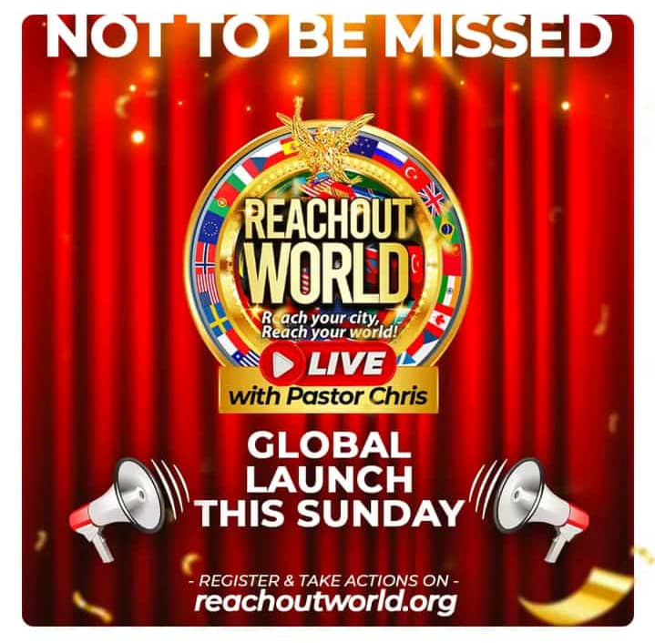 FavyInspire's tweet photo. Reachout World Grand Launch this Sunday... #ReachoutWorld2023
#MostTranslatedBook
#RowLiveWithPastorChris https://t.co/k7dwsRtPAS