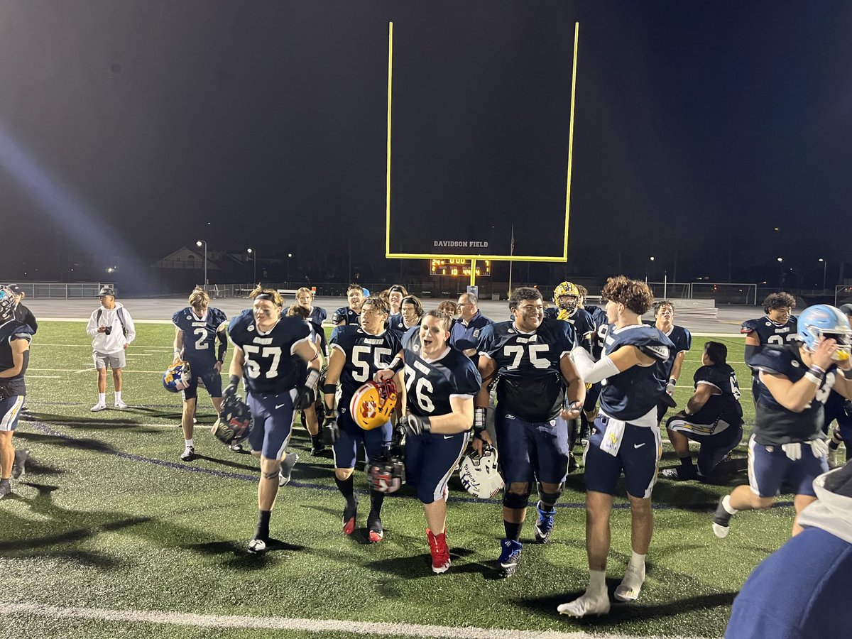A happy South team after a 24-7 win in the OC Football Classic all-star game