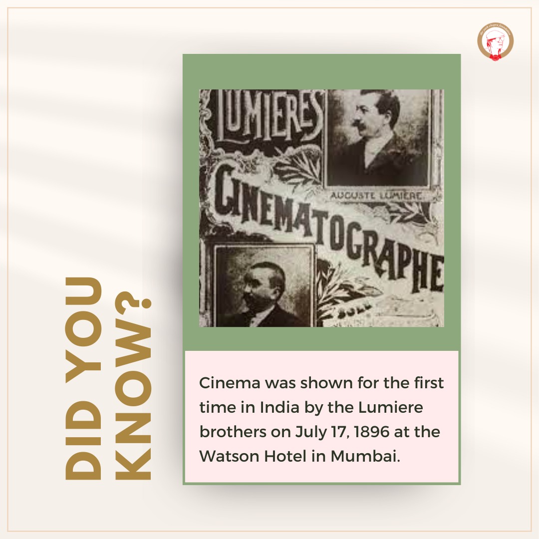 yashchoprafdn's tweet image. On July 17, 1896, the Lumiere brothers presented cinema for the first time in India at the Watson Hotel in Mumbai. Indian cinema has a history spanning more than a century. #firstfeature #indiancinema #YRF50