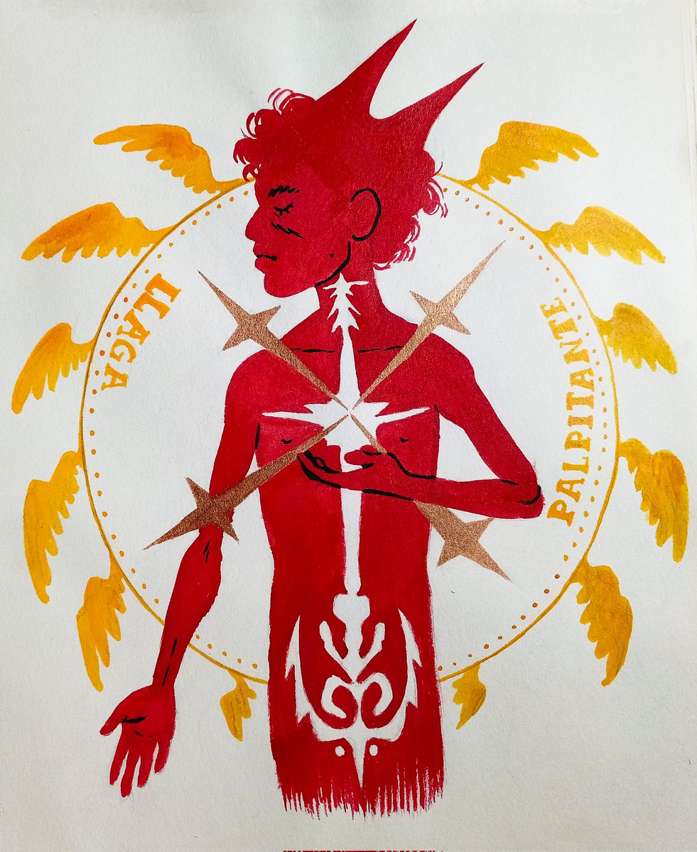 malvamental's tweet image. †
Su daga atraviesa mi memoria
Está consumiendo mis alas, no las dejes crecer
Soy una llaga palpitante*
★

Explode this body
*
*

#sketchboo #latinoamerica #art #drawing #illustration #queerart #ecuador #artist #contemporaryart