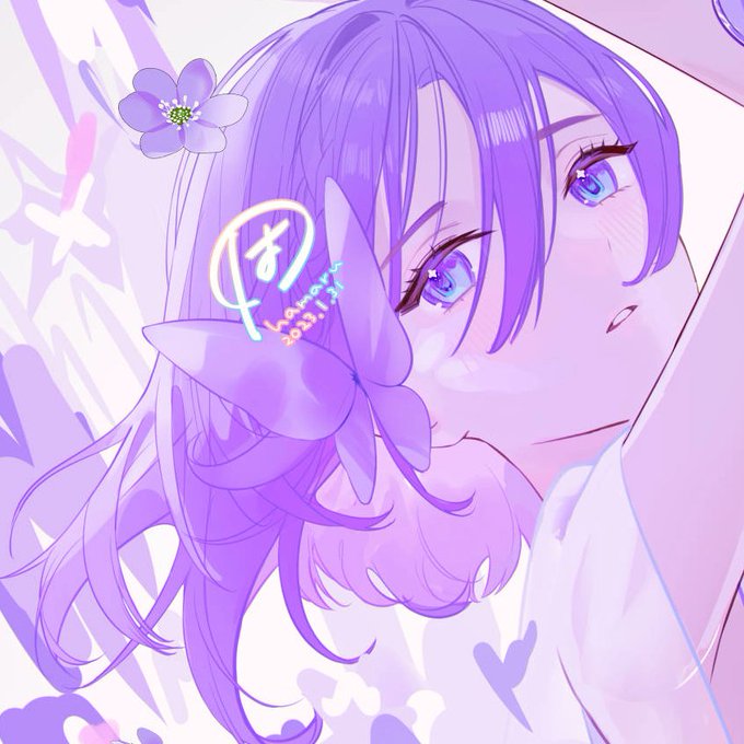 「花 紫」のTwitter画像/イラスト(新着)｜3ページ目