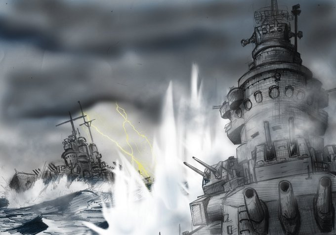 「戦艦 第二次世界大戦」のTwitter画像/イラスト(新着)