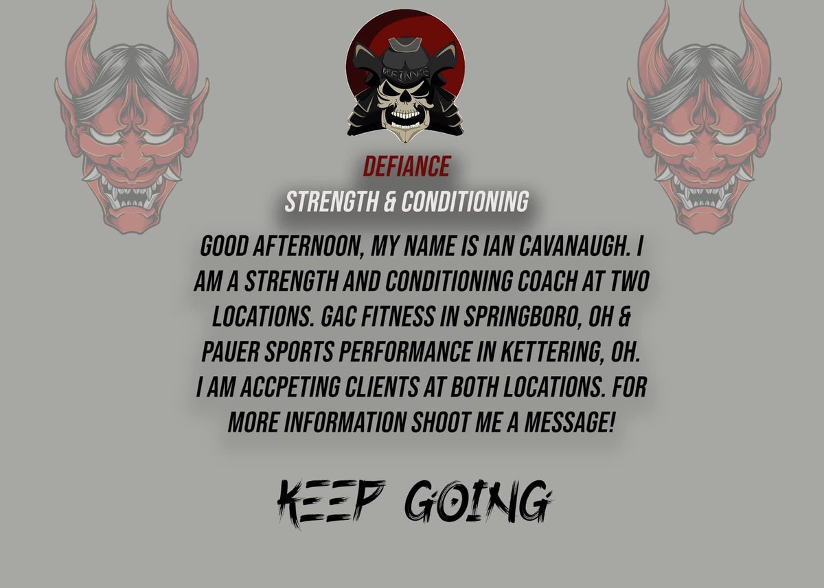 Defiance Strength & Conditioning tweet media