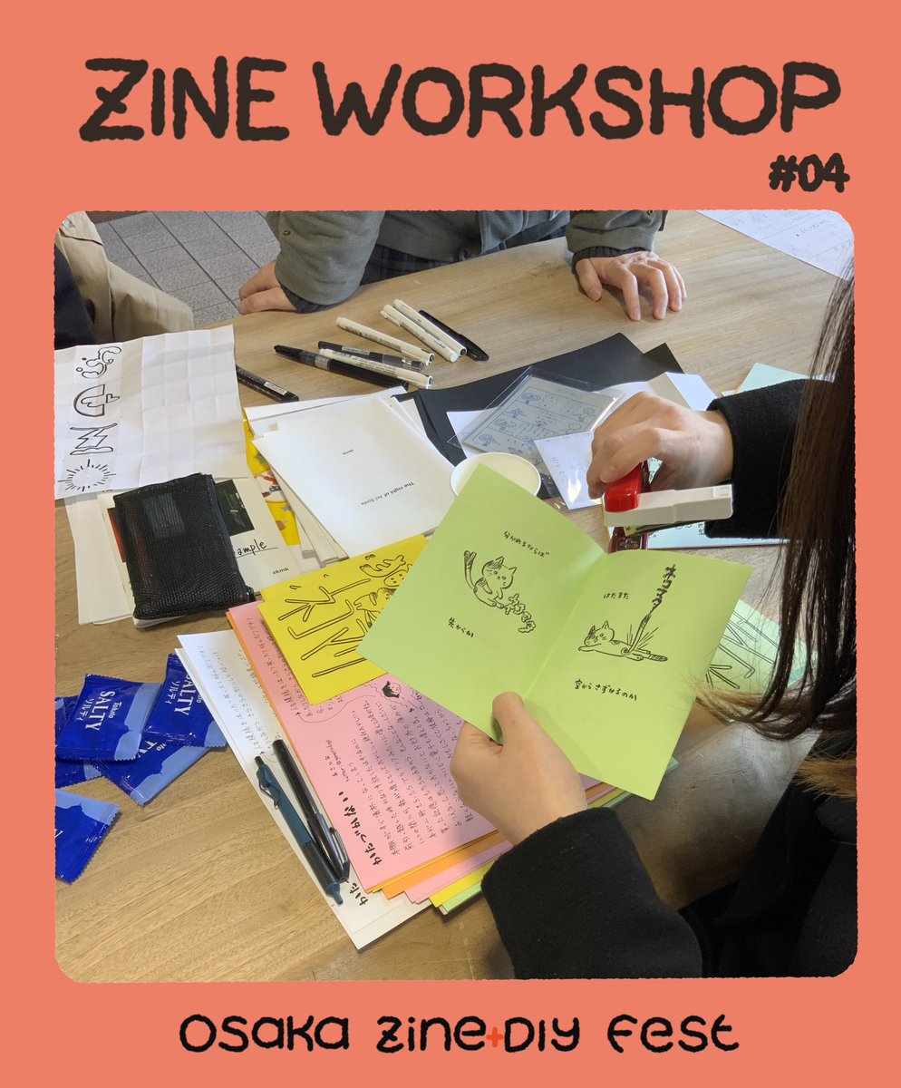 ozdfest's tweet photo. #ozdf #ozdf2023 #ozdfworkshop #zine #zinemaking #zineworkshop #zinefest https://t.co/F7BuxIAzLV