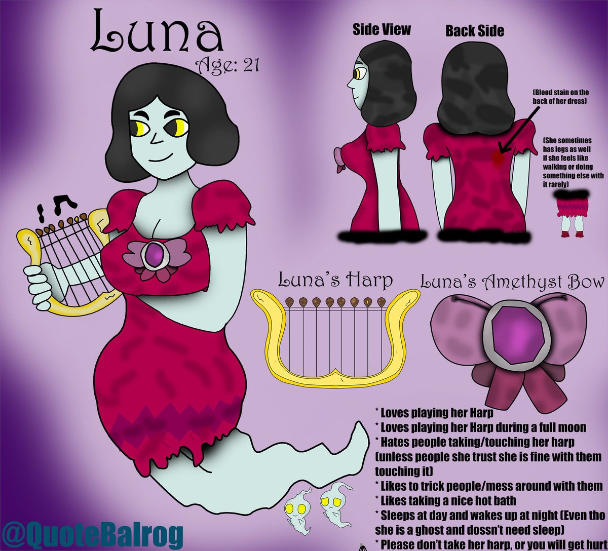QuoteBalrog's tweet image. Time to update my ref of my sona while also showing two refs of my OC's I semi show during streams (Being Sutera and Luna)
Also, links to my Youtube: youtube.com/channel/UCv_qp… I do Pikmin stuff on there.
Toyhouse Link: toyhou.se/QuoteBalrog For the OC's I have in there.
