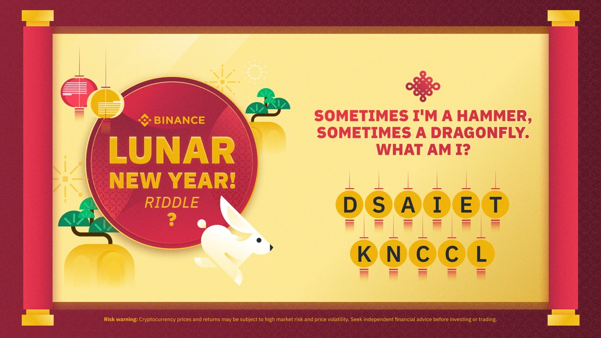 Can you solve this Lunar New Year riddle? "Sometimes I'm a hammer