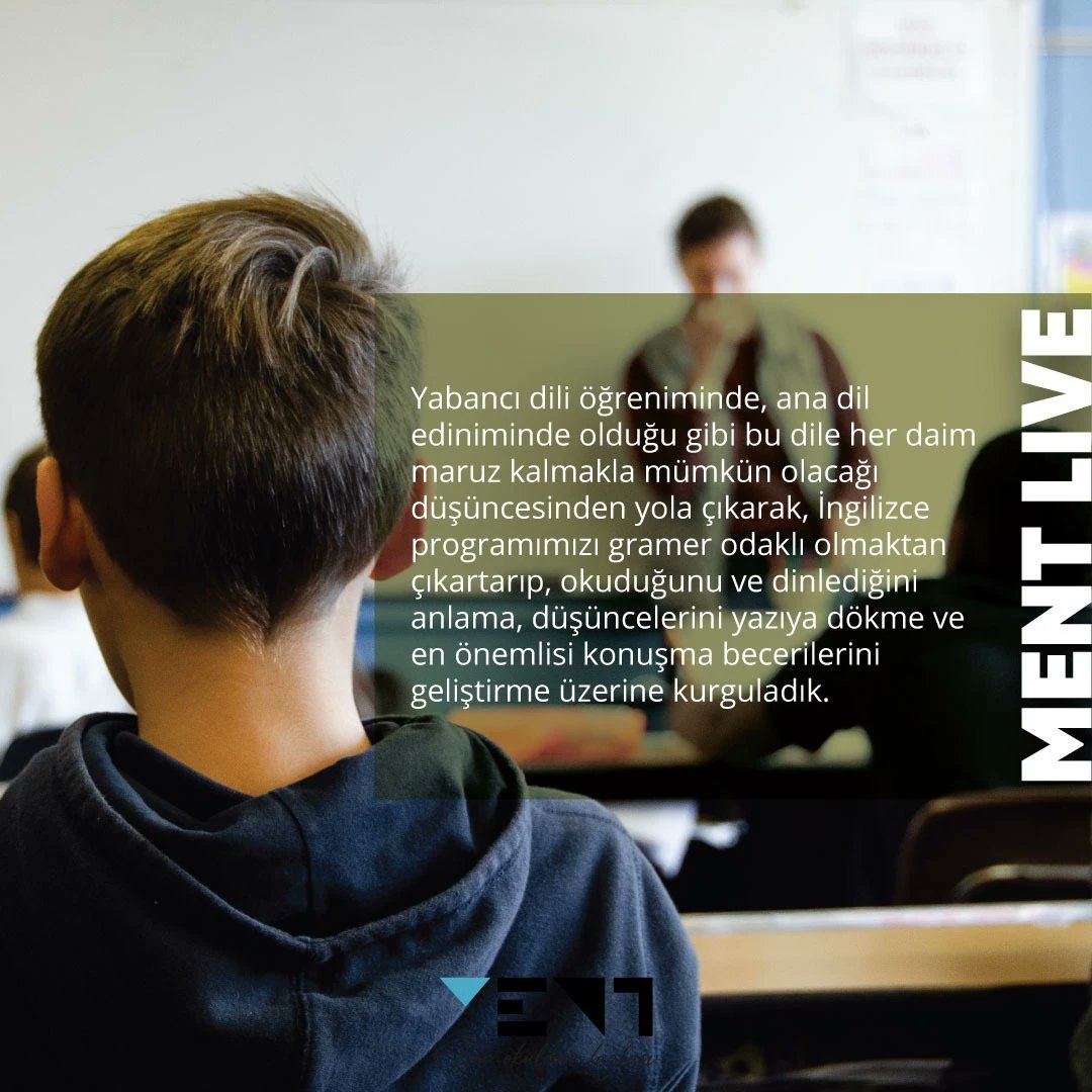 Bu amaç doğrultusunda Ment Koleji, İngilizce, Almanca ve Türkçe dillerinde akıcılık kazanıp bu dilleri iyi öğrenmesine olanak verecek bir akademik programı benimsemiştir.

#MentKoleji #MentAcademy #BirOkuldanFazlası #MentliOlmakAyrıcalıktır