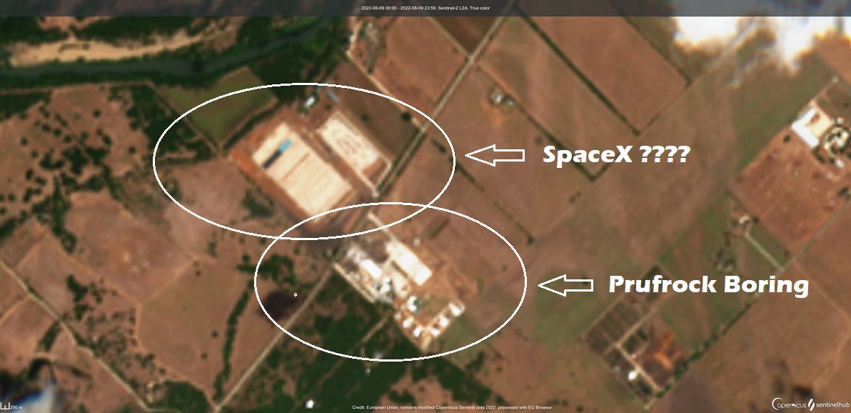 CowboyDanPaasch's tweet image. Opening possibly for new #SpaceX shell building across from #BastropTexas' growing #BoringCo proving grounds. Local press broke story of good sized housing development SpX is building, just up the street a short distance

@KXAN_News report housing dev~~&amp;gt; youtu.be/30k8NY99HJU