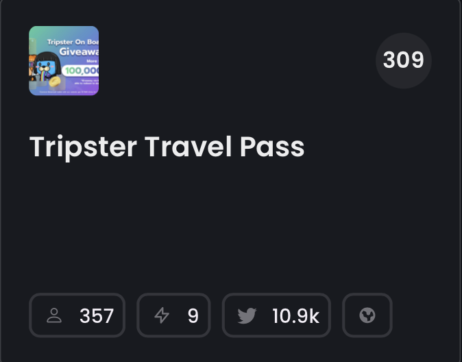 Tripster Travel Pass tweet media
